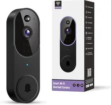 1080p Wireless Video Doorbell Camera with Chime, AI Detection & 2 Way Audio