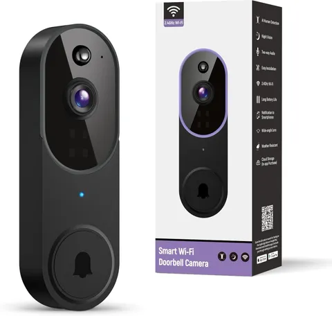 1080p Wireless Video Doorbell Camera with Chime, AI Detection & 2 Way Audio