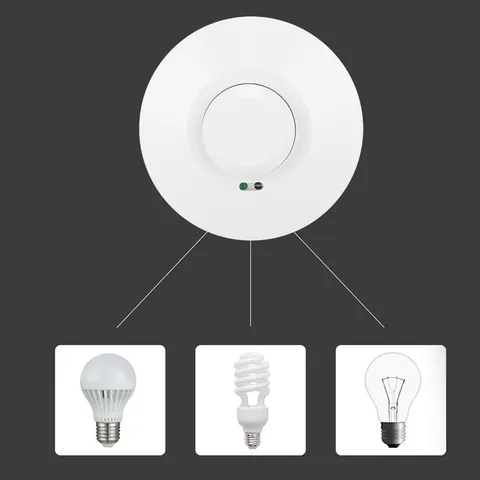 Microwave Movement Switch - 360° Detection For Garages And Bathrooms Popular