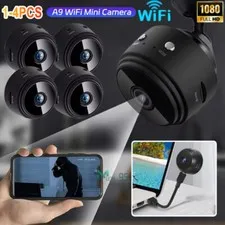 4 Camara De Seguridad 1080P WiFi Mini HomeSecurity Motion Detection Video Camera