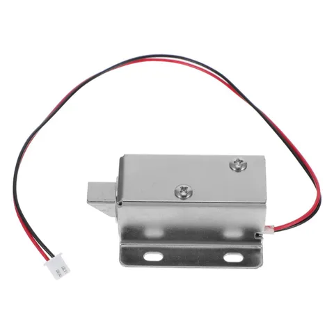 Solenoid Lock: Door Lock - Metal Drawer Electronic Cabinet Slanted Latch Part