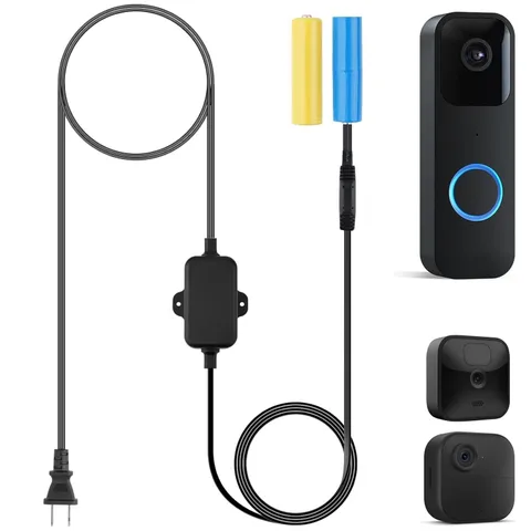 20Ft/6m Charging Cable Power Adapter Designed for Blink Video Doorbell-1st Ge...