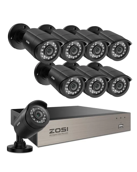3K Lite 8CH Home Security Camera System Outdoor Indoor,AI Human/Vehicle Detec...