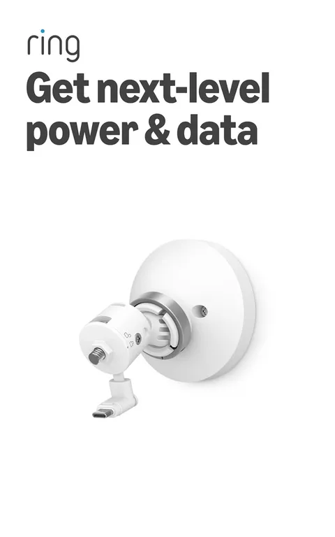 Poe+ Converter Mount — Ethernet Power and Data Connection, Compatible with Indus