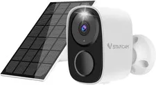 2K Solar Security Camera Wireless Outdoor, Free Cloud Storage, Wifi 6 2.4/5G Dua
