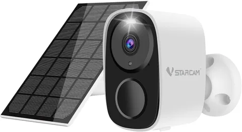 2K Solar Security Camera Wireless Outdoor, Free Cloud Storage, Wifi 6 2.4/5G Dua