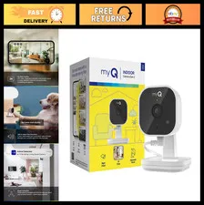 2K Wi-Fi Indoor Security Camera - Night Vision, Motion Detection, 2-Way Audio, A