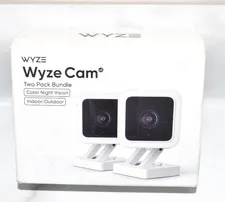 Wyze WYZEC3X2 Cam v3 w/Color Night Vision, 1080p HD Indoor/Outdoor Security NEW!