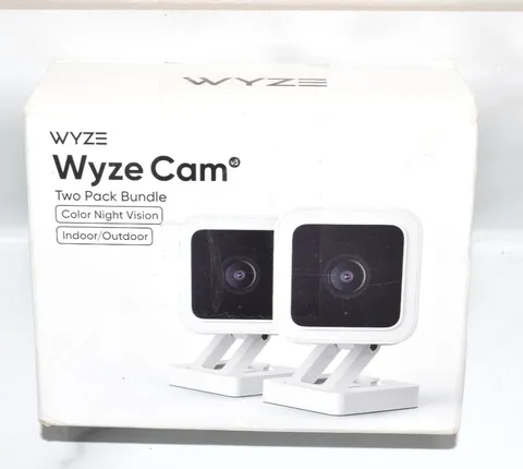 Wyze WYZEC3X2 Cam v3 w/Color Night Vision, 1080p HD Indoor/Outdoor Security NEW!