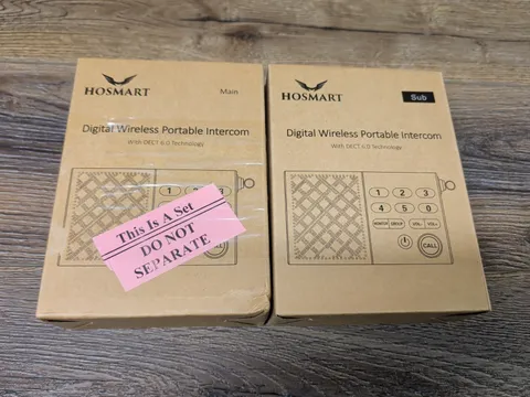 Hosmart - 6 Channel.Wireless Portable Intercom HY806 Main & Sub Brand New