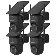 ANRAN Solar Security Camera Outdoor Wireless Home Surveillance works with Alexa