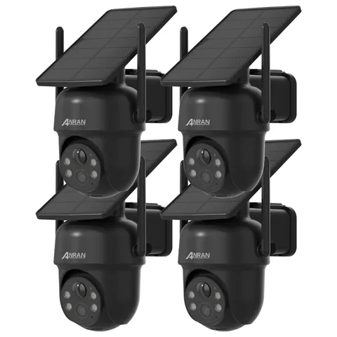 ANRAN Solar Security Camera Outdoor Wireless Home Surveillance works with Alexa