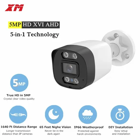 HD 2MP 5MP AHD XVI/CVI/TVI/CVBS Security Bullet Camera Outdoor Indoor Weatherpro