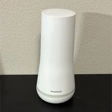SimpliSafe SSBS3 Base Station Hub w/ Siren, White, Indoor Only + Power Adapter