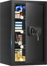 5.2 Cuft Large Home Safes Fire Waterproof, Fireproof Safe Box for Home with Prog