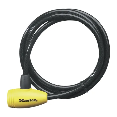 Master Lock 6-Ft. 3/8in. Dia. Cable with Lock, Model# 8154DPF
