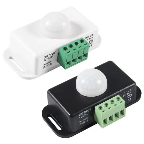 Auto ON OFF Detector Infrared PIR Motion Sensor Switch F LED Light Strip 12V-24V
