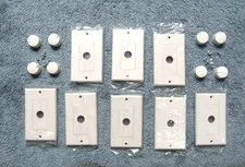 8 Russound White Wall Plate & D-Shaft Knob 26X15 for Impedance Matching Volume