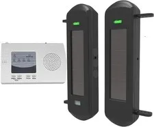 Solar Wireless Driveway Alarm System-4 Channels & 4 Relay Outputs