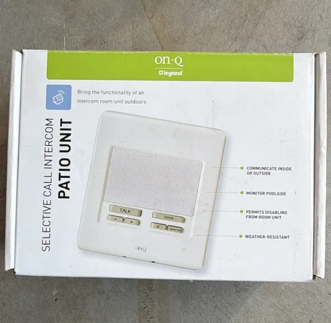 On-Q Legrand Selective Call Weather-Resistant Intercom Patio Unit IC5004