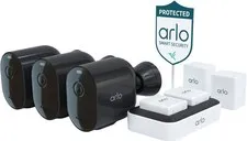 Arlo - Pro 4 Spotlight Camera Security Bundle - Black NEW! SEALED!