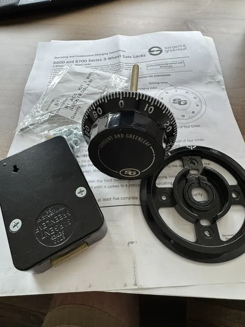 Sargent Greenleaf SG Model 6730-100 Mechanical Safe Lock Kit