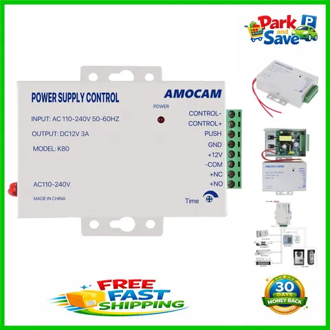 K80 Power Supply Controller for Secure Electric Locks & Home Intercom Systems