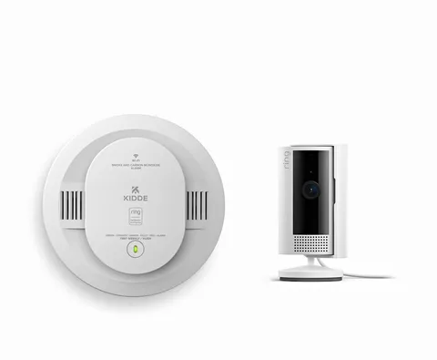 KIDDE Battery Smart Smoke & Carbon Monoxide Alarm + Indoor Cam (2nd Gen)