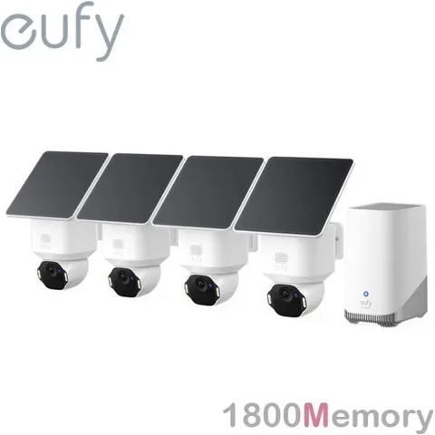 eufy Security Solo Cam E42 SoloCam 4K Wireless Security Camera Solar HomeBase