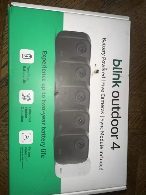 Blink Outdoor 4 - 5 Camera Security System w/ Sync Module - New/Sealed