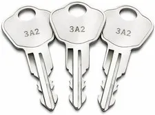 3 Pack) 3D2 Keys for Sentry Safes Model 1100, Compatible with Safe Boxes, Lock
