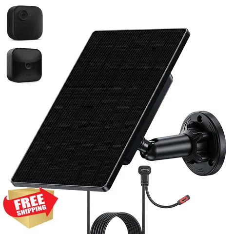 AVEXOR Solar Panel for Blink Camera Outdoor 1 Pack