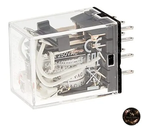 OMRON Mini Power Relay Standard Type 3-Pole Plug-in Terminal with Indicator