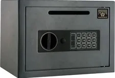 Electronic Safety Deposit Box - Drop Safe With Digital Keypad And 2 Manual Keys