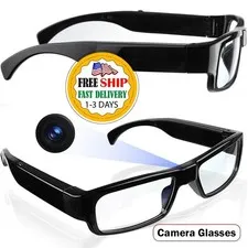 Lentes con Camara Espia Escondida Oculta Espejuelos Espias Grabador Escondida
