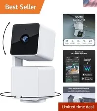 Complete Home Security: Cam Pan V3 with 2-Way Audio & Night Vision Capabilities