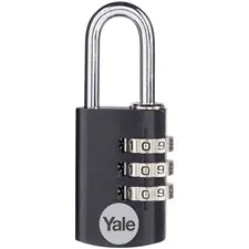 YALE YE3CB/20/121/1/BK 20mm Black Combination Lock 1pc Safe