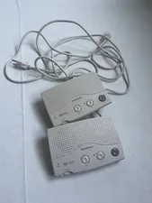 RadioShack 43-493 FM Wireless Intercom System Set of 2 Home Office Stations Used