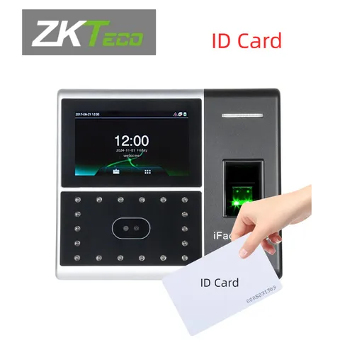 ZKTeco iFace302-S ID Face&Fingerprint Recognition Time Attendance Access Control
