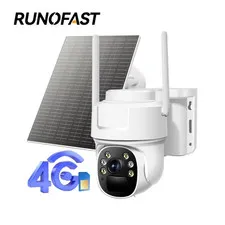 4G LTE Cellular Security Camera, Solar Cameras Wireless Outdoor, No Wifi Cam wit