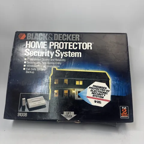Black & Decker Home Protector Security System 9100B-New/Open Box