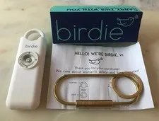She’s Birdie–The Original Personal Safety Alarm–Loud Siren, Coconut White New