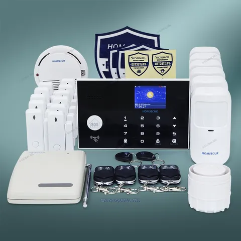 HOMSECUR Wireless&Wired 4G/3G/GSM WIFI Home House Alarm System+IOS/Android APP