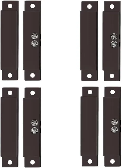 Magnetic Door Switch NC Wired Door Alarm Magnetic Contact Sensor with Double ...