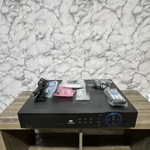 32-Channel Surveillance DVR Box Black Wired BNC w/ Remote Power Ethernet Mount