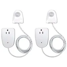 2 Pack Motion Sensor Light Control - Indoor Plug-In Device