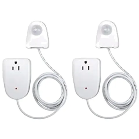 2 Pack Motion Sensor Light Control - Indoor Plug-In Device