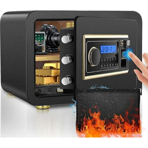 TELAM GRA011301 1.5 CU. ft Safe Box with Biometric Fingerprint