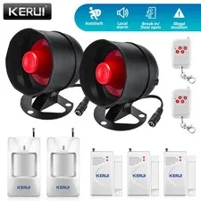 KERUI Home Wireless Burglar System Local Siren Speaker 120dB Safety Alarm Lot