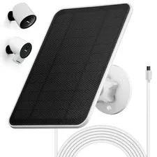 Solar Panel for Simplisafe Outdoor Camera,4W Solar Charger for Simplisafe | f...